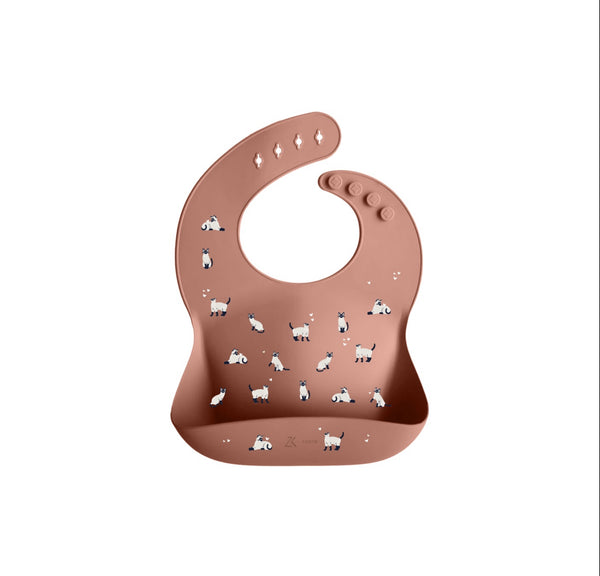 Bavoir en Silicone Minouche