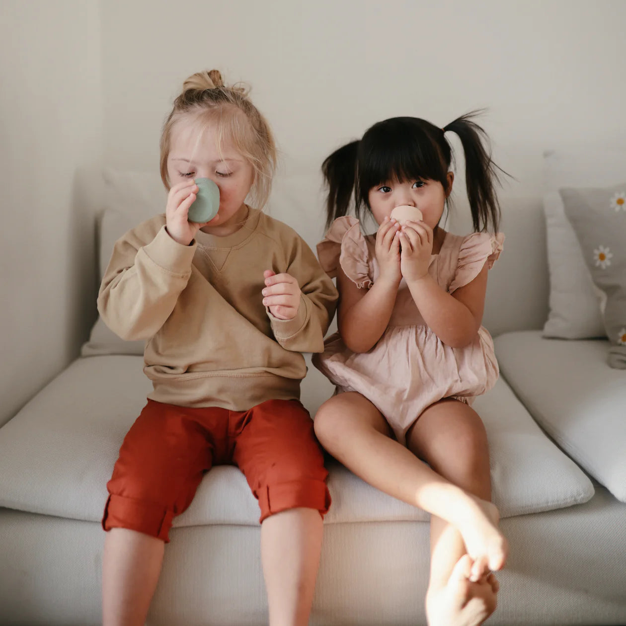 Verre en Silicone Rose