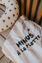 Serviette Minus à la flotte Rose
