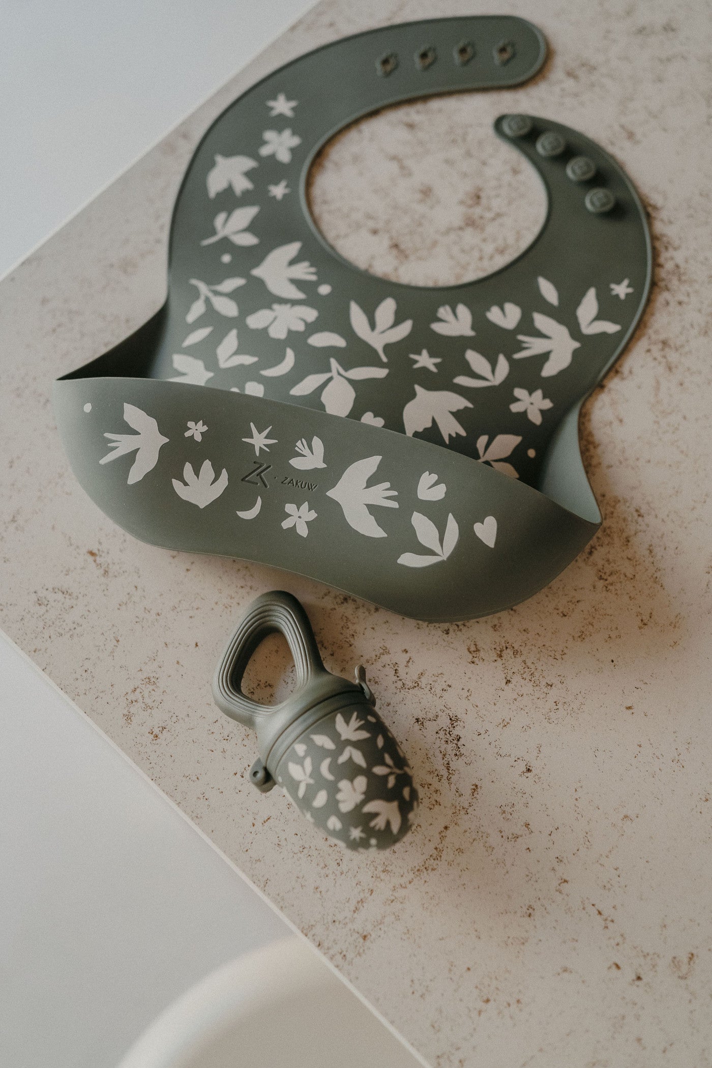 Bavoir en Silicone Birdy