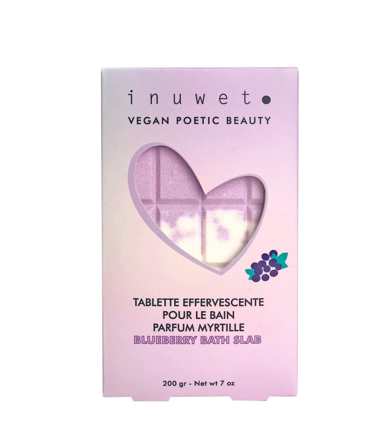 Tablette de bain effervescente Myrtille