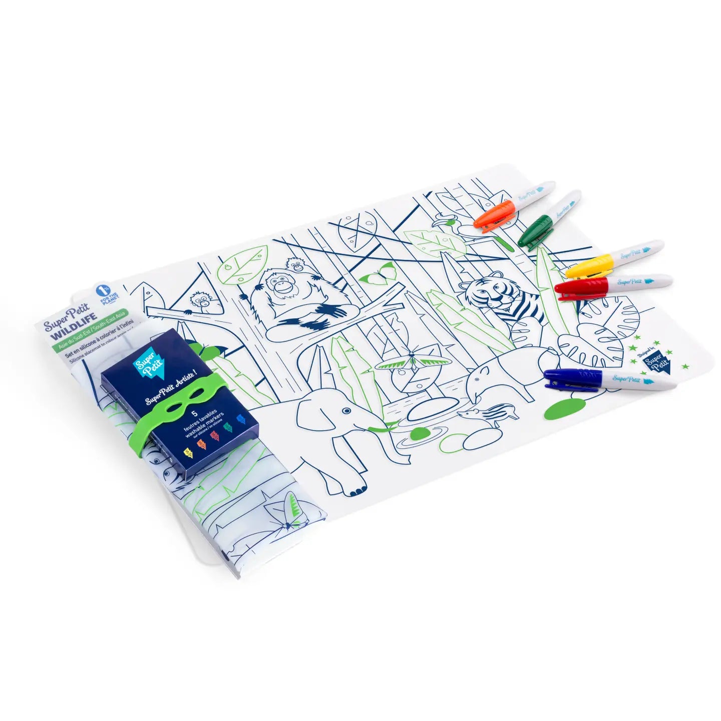 Coloriage en Silicone Jungle