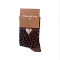 Chaussette Léopard Cœur