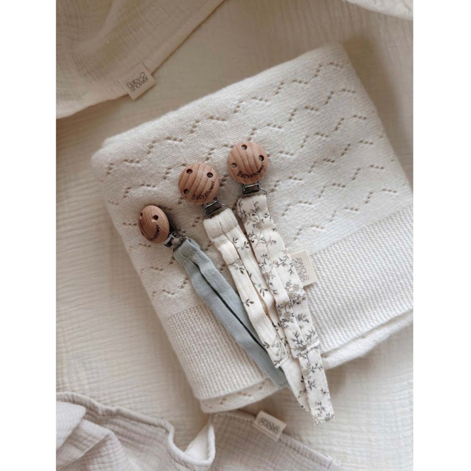 Couverture tricot classic ivory