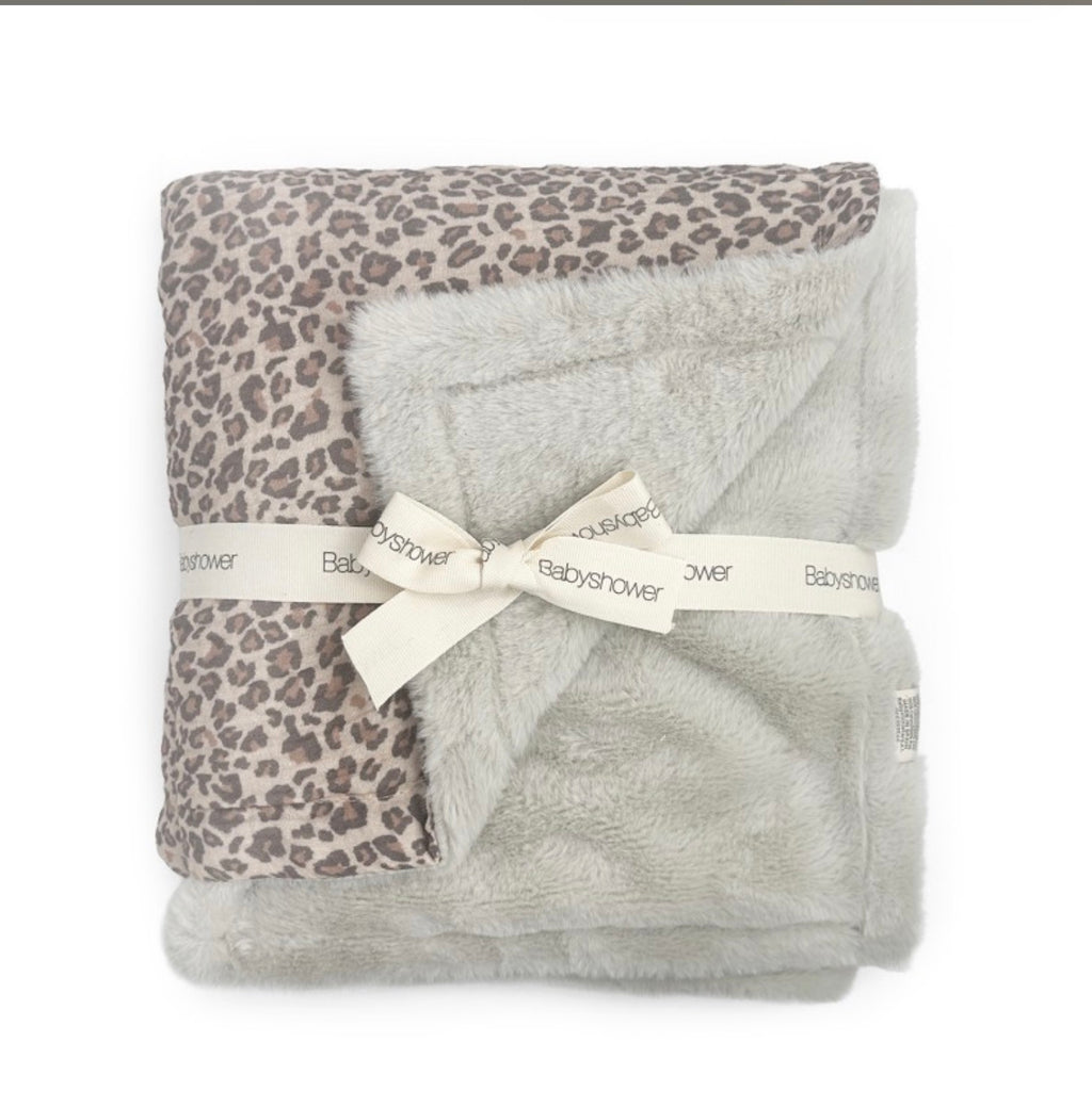 Couverture polaire large wild print
