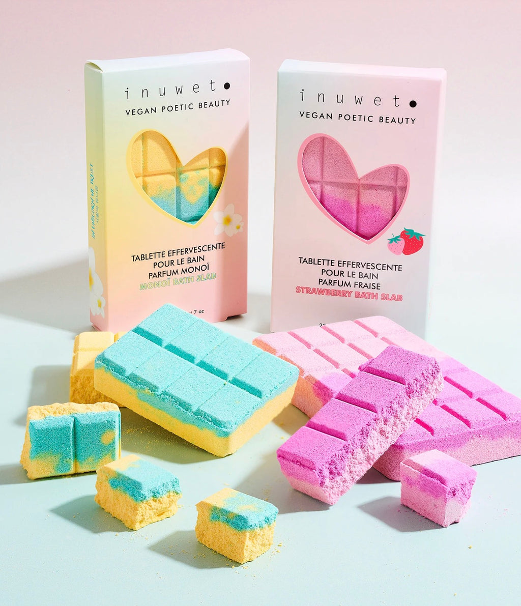 Tablette de bain effervescente Monoï