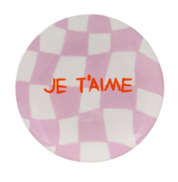 Assiette à Dessert Diego « Je T’aime »