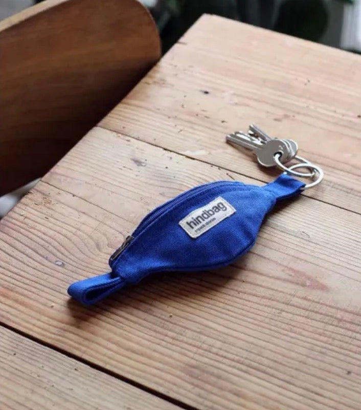 Porte-clés bleu électrique