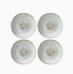 Assiette Dessert Ex-Voto Doré