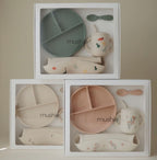 Coffret repas en silicone Dino