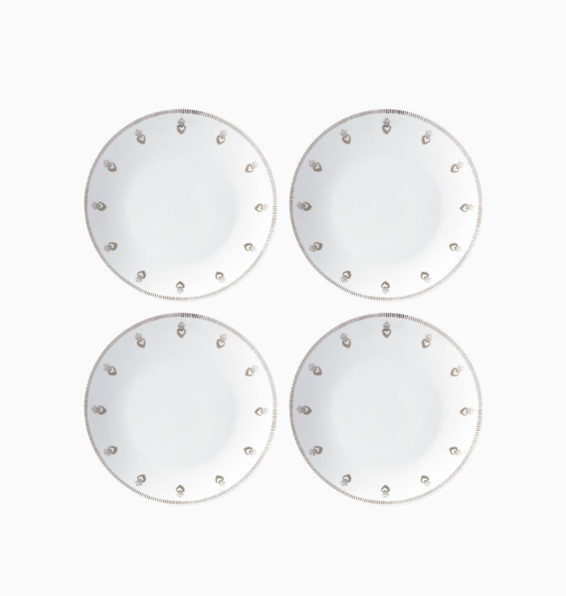 Assiette Ex-Voto Doré