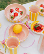 Bol râpe-ail en poterie vintage Valentina