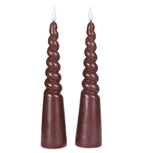 Bougie LED Marron