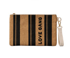 Pochette Kira Love gang camel