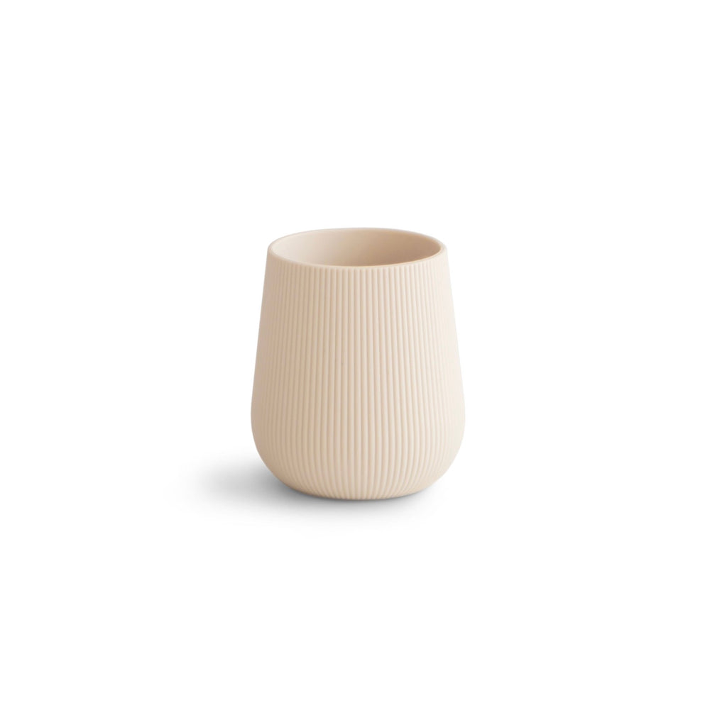 Verre en Silicone beige