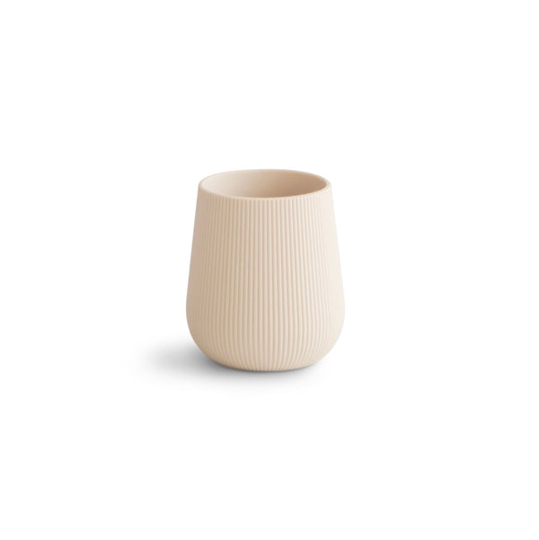Verre en Silicone beige