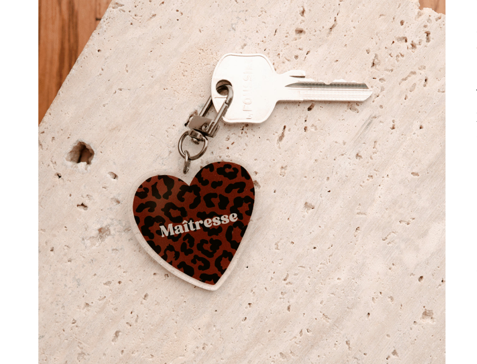 Porte-clé Léopard Maîtresse