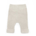 Pantalon bébé canalé ivory T1