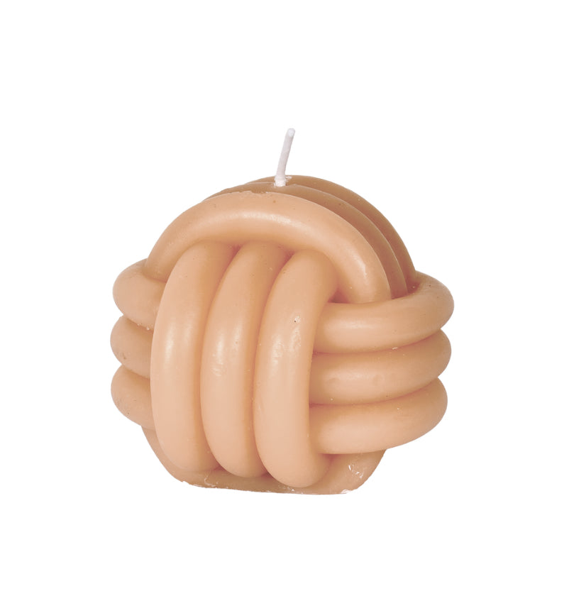 Bougie noeud beige