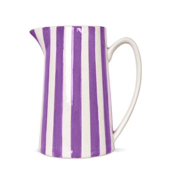 Grand Pichet rayure violet