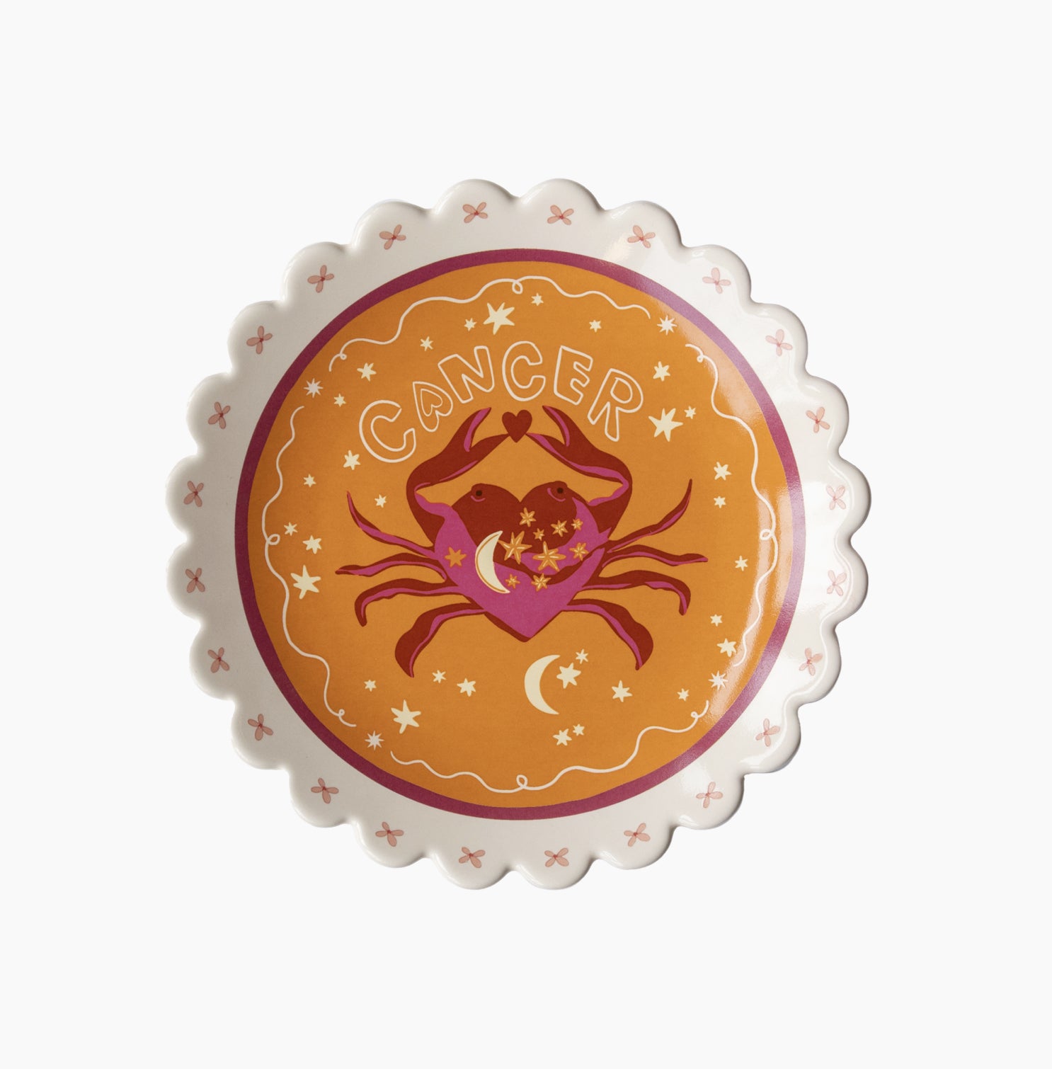 Assiette zodiaque Cancer