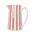 Grand Pichet rayure rose