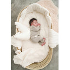 Pantalon bébé canalé beige T1