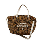 Sac cabas XL Sauvage Léopard