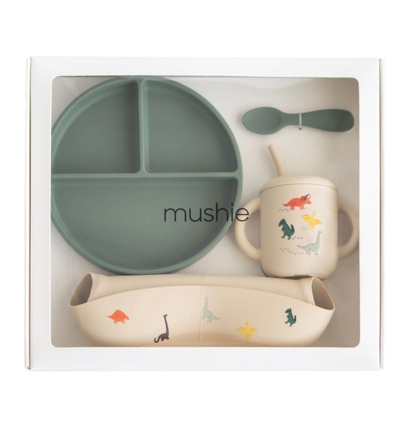 Coffret repas en silicone Dino