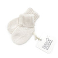 Chaussons bébé tricot ivory