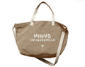 Sac cabas XL velours beige Minus en vadrouille