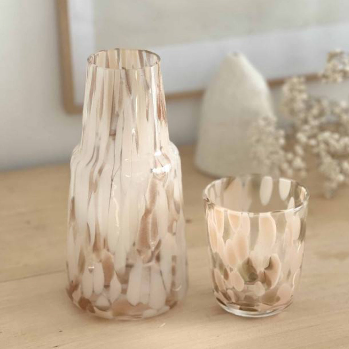 Carafe Moucheté Doré