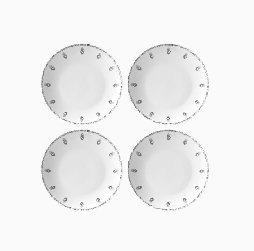 Assiette Ex-Voto Noir