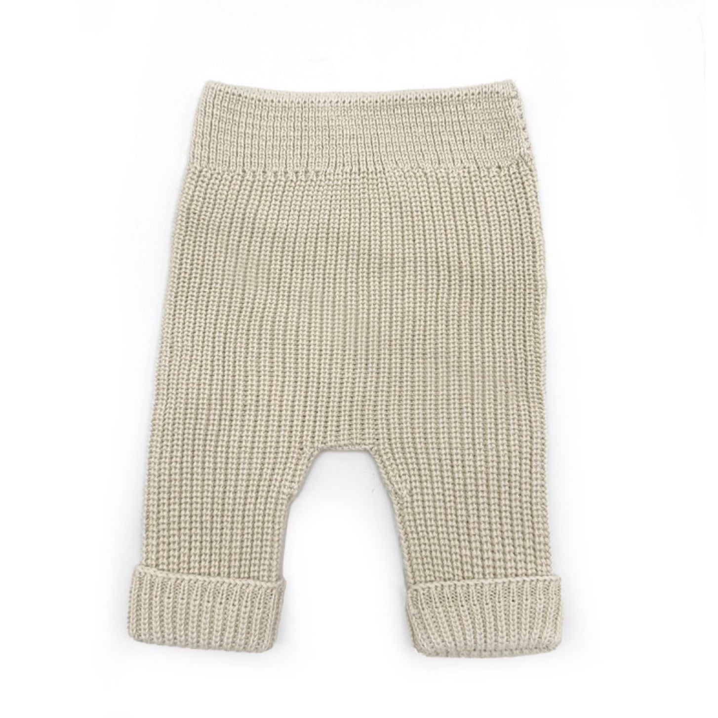 Pantalon bébé canalé beige T1