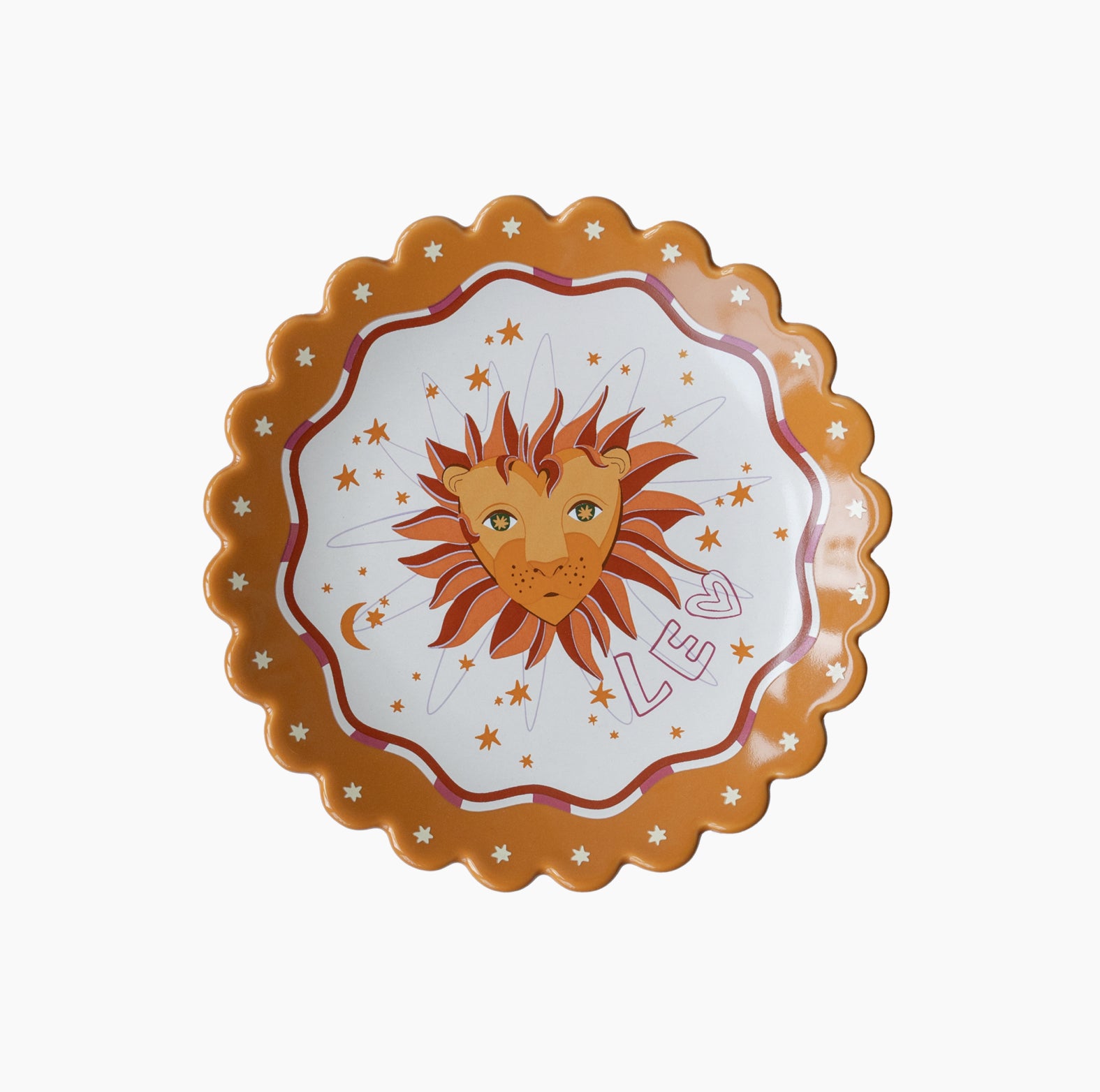 Assiette zodiaque Lion