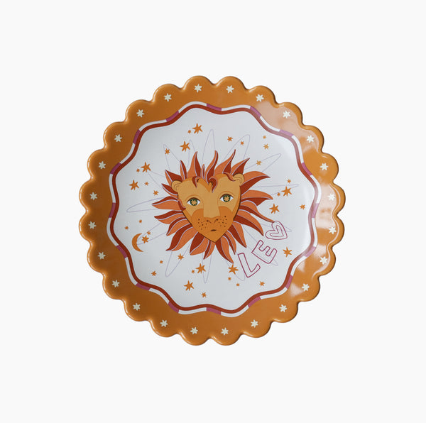Assiette zodiaque Lion