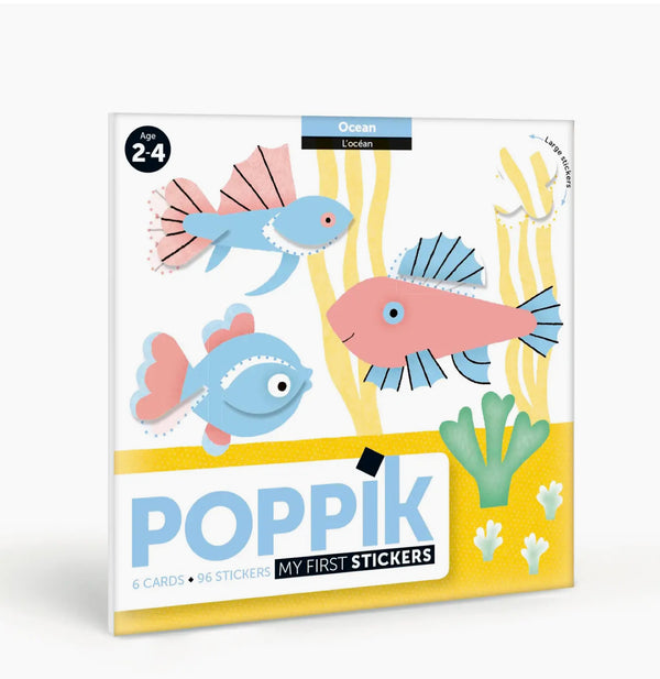 Carte Stickers Océan