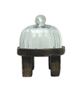 Présentoir Cloche Bois sur Pied