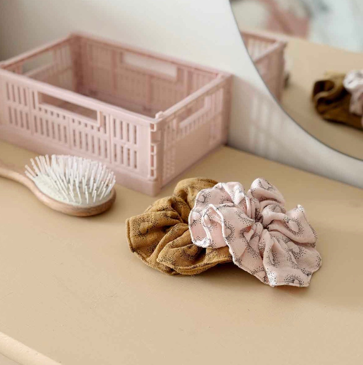 Chouchou Rose poudré Coeur