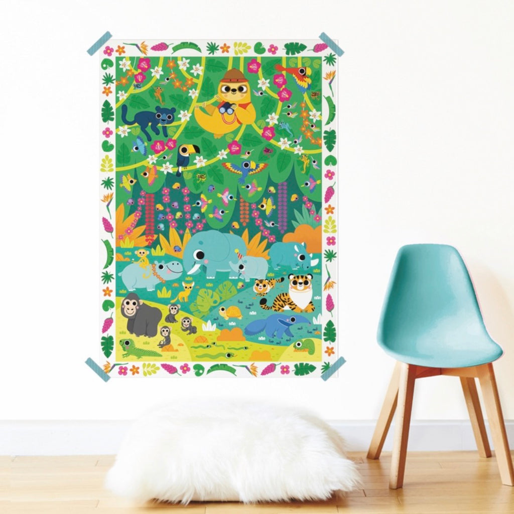 Poster Pédagogique Jungle