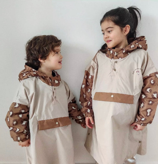 Poncho de pluie Léopard Enfant