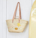 Panier Brodé Mermaid Jaune