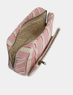 Trousse de toilette XL Alix Rayures Rose et Rouge
