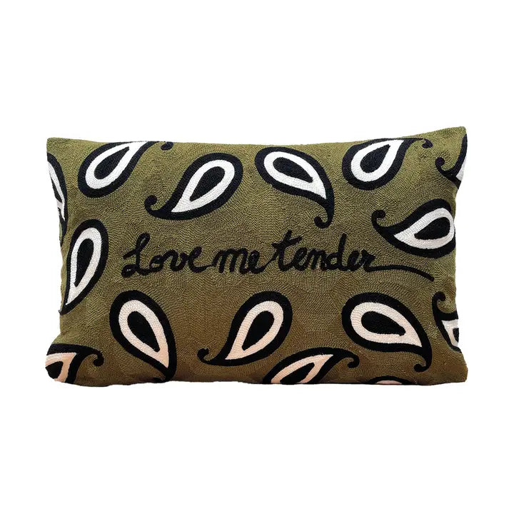 Coussin kaki