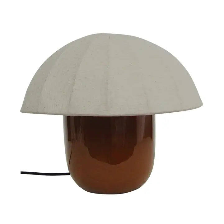 Petite Lampe champi Marron