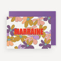 Carte Marraine Fleurs