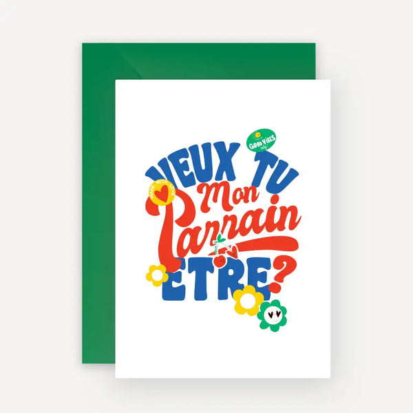 Carte : Veux-tu être mon parrain ?