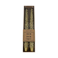 Set de 2 bougies Sapin Dorées