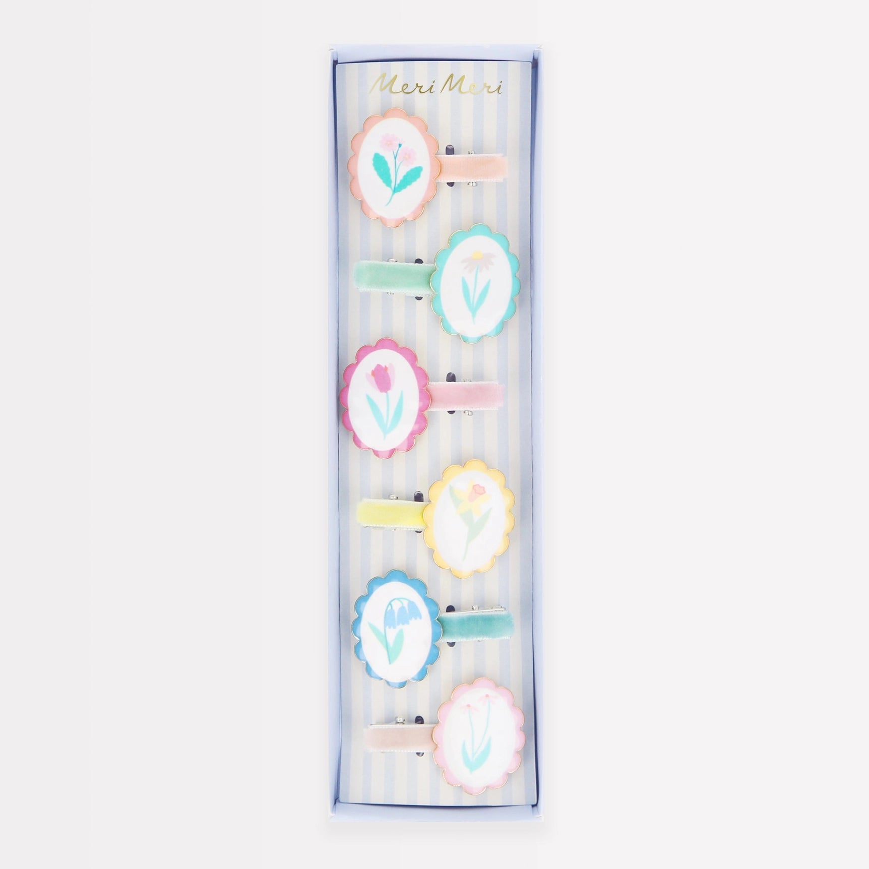 Barrettes fleurs
