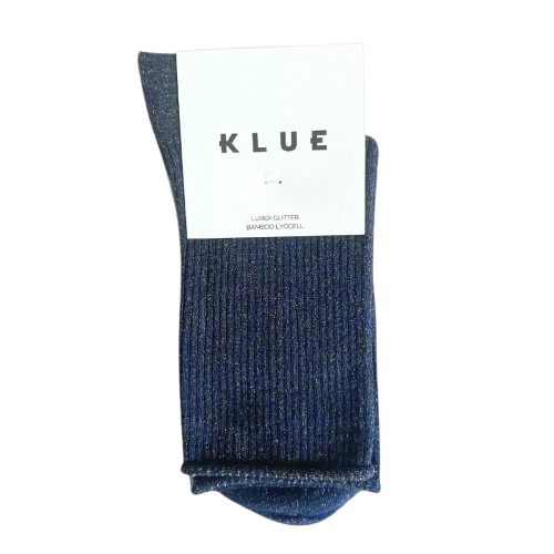 Chaussettes à Paillettes Bleues